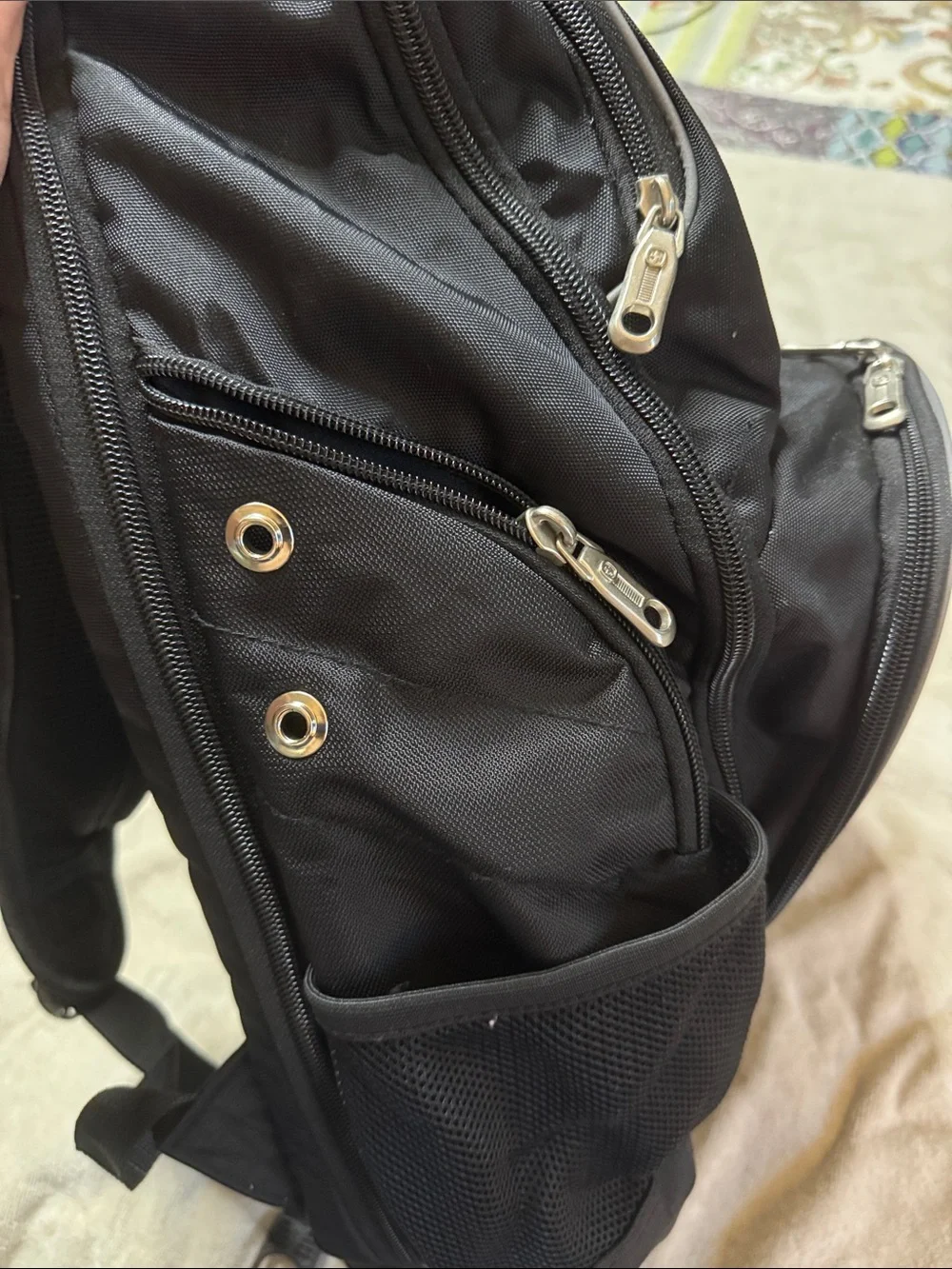 Copart black backpack